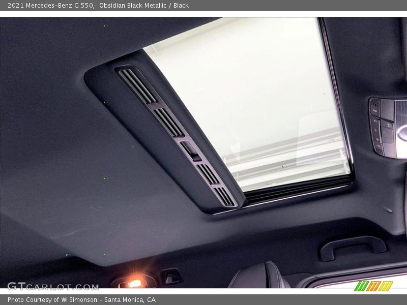 Sunroof of 2021 G 550