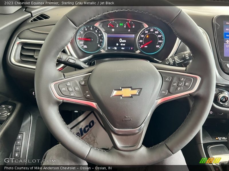 Sterling Gray Metallic / Jet Black 2023 Chevrolet Equinox Premier