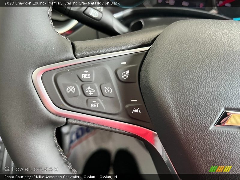 Sterling Gray Metallic / Jet Black 2023 Chevrolet Equinox Premier