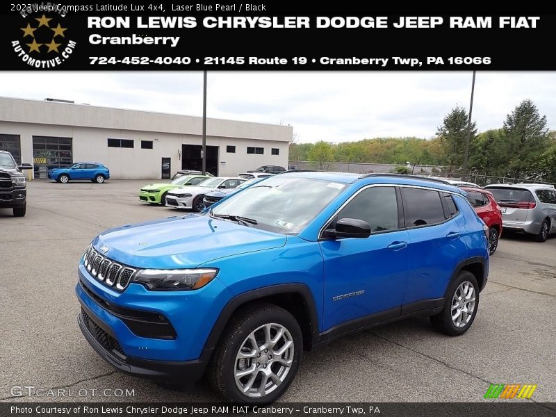 Laser Blue Pearl / Black 2023 Jeep Compass Latitude Lux 4x4