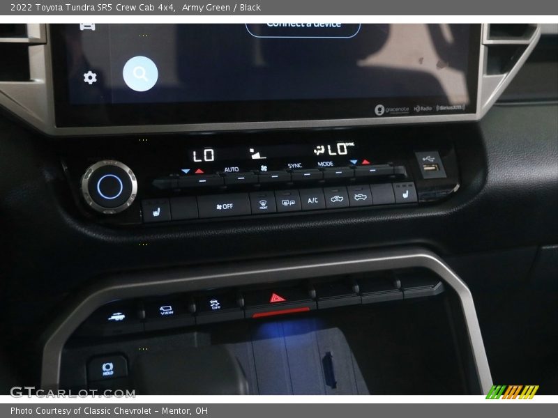 Controls of 2022 Tundra SR5 Crew Cab 4x4