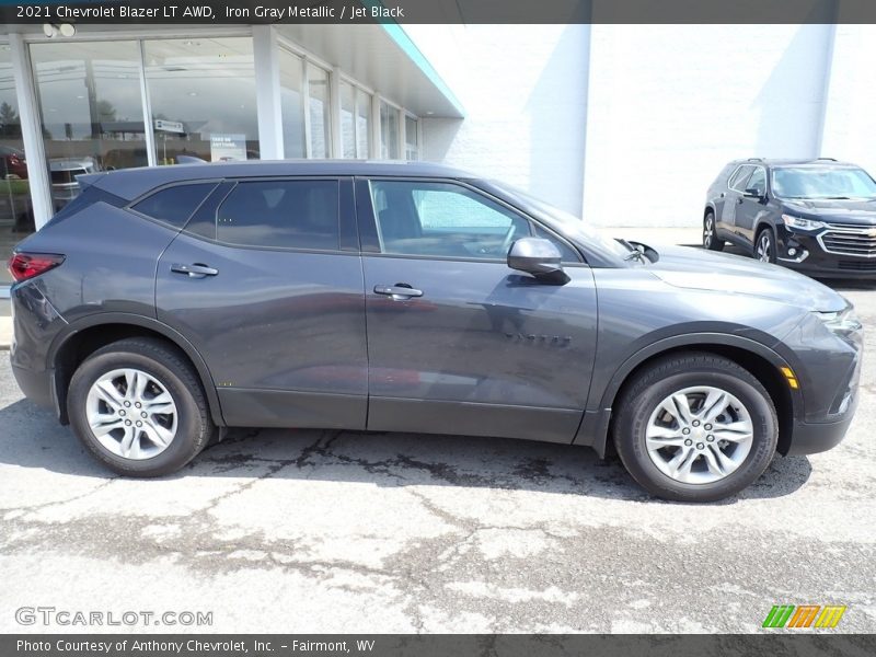 Iron Gray Metallic / Jet Black 2021 Chevrolet Blazer LT AWD