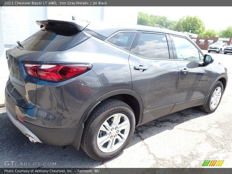 Iron Gray Metallic / Jet Black 2021 Chevrolet Blazer LT AWD