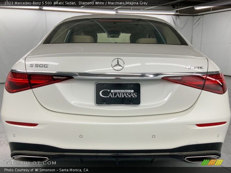 Diamond White / Macchiato/Magma Grey 2023 Mercedes-Benz S 500 4Matic Sedan