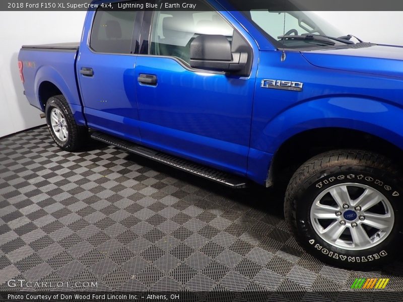 Lightning Blue / Earth Gray 2018 Ford F150 XL SuperCrew 4x4