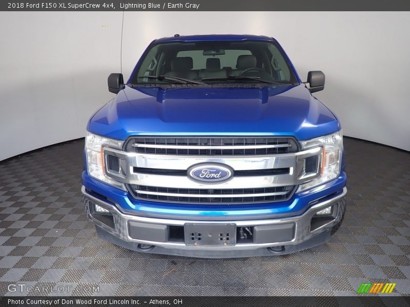 Lightning Blue / Earth Gray 2018 Ford F150 XL SuperCrew 4x4