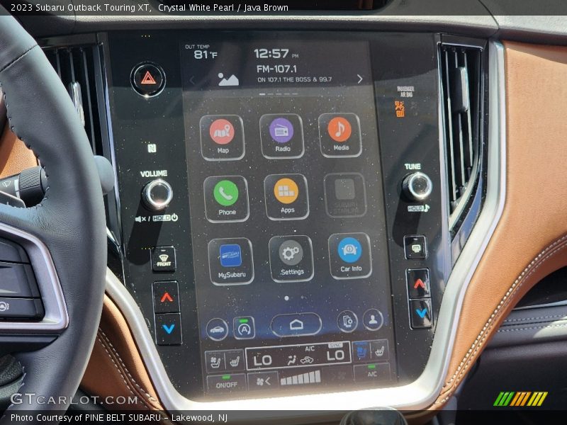 Crystal White Pearl / Java Brown 2023 Subaru Outback Touring XT