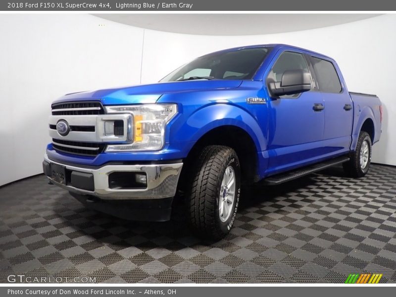 Lightning Blue / Earth Gray 2018 Ford F150 XL SuperCrew 4x4