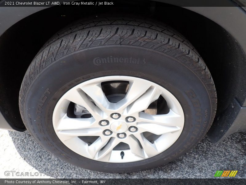 Iron Gray Metallic / Jet Black 2021 Chevrolet Blazer LT AWD