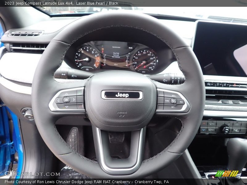 Laser Blue Pearl / Black 2023 Jeep Compass Latitude Lux 4x4