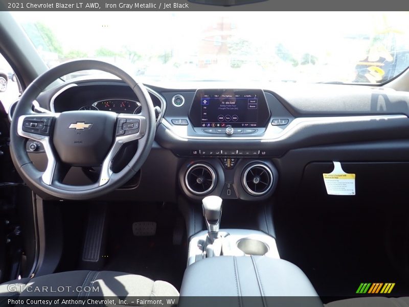 Iron Gray Metallic / Jet Black 2021 Chevrolet Blazer LT AWD