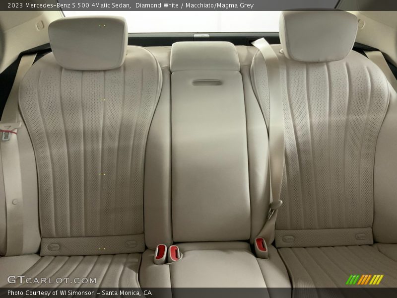 Diamond White / Macchiato/Magma Grey 2023 Mercedes-Benz S 500 4Matic Sedan
