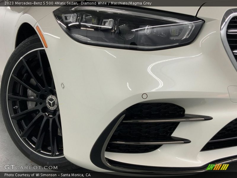 Diamond White / Macchiato/Magma Grey 2023 Mercedes-Benz S 500 4Matic Sedan