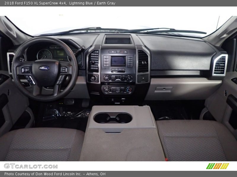 Lightning Blue / Earth Gray 2018 Ford F150 XL SuperCrew 4x4