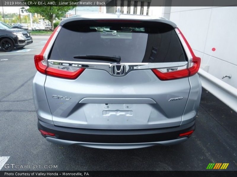 Lunar Silver Metallic / Black 2019 Honda CR-V EX-L AWD