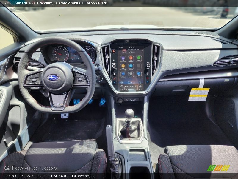 Dashboard of 2023 WRX Premium