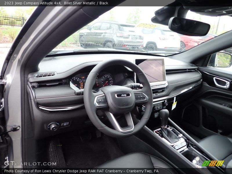 Front Seat of 2023 Compass Altitude 4x4