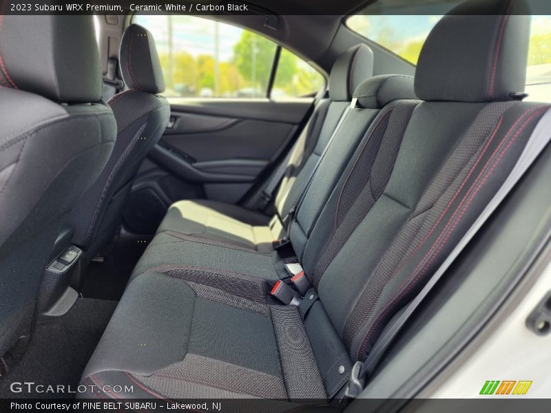 Rear Seat of 2023 WRX Premium