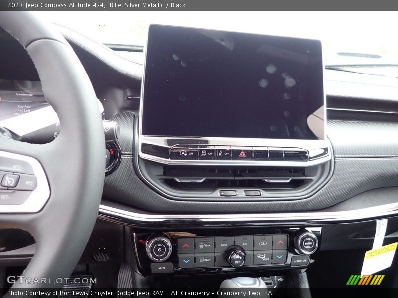 Controls of 2023 Compass Altitude 4x4