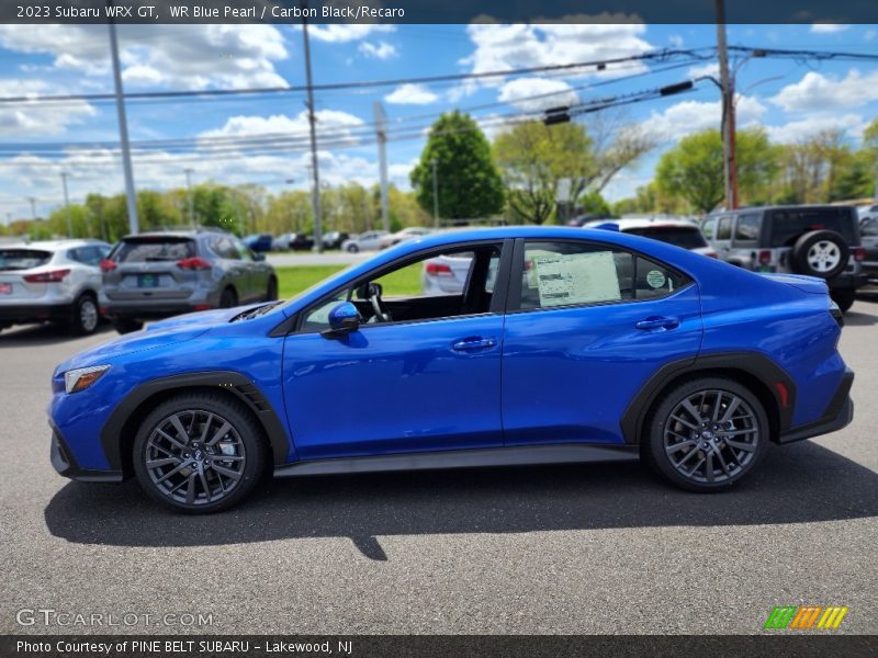 WR Blue Pearl / Carbon Black/Recaro 2023 Subaru WRX GT