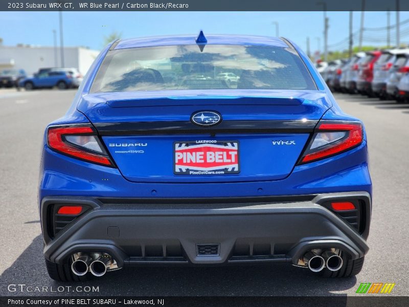 WR Blue Pearl / Carbon Black/Recaro 2023 Subaru WRX GT