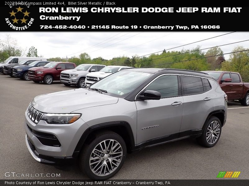 Billet Silver Metallic / Black 2023 Jeep Compass Limited 4x4