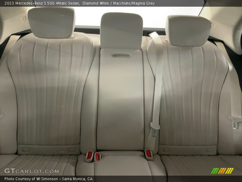 Diamond White / Macchiato/Magma Grey 2023 Mercedes-Benz S 500 4Matic Sedan