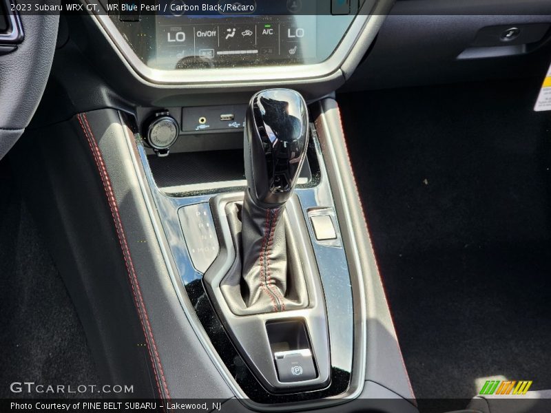 WR Blue Pearl / Carbon Black/Recaro 2023 Subaru WRX GT