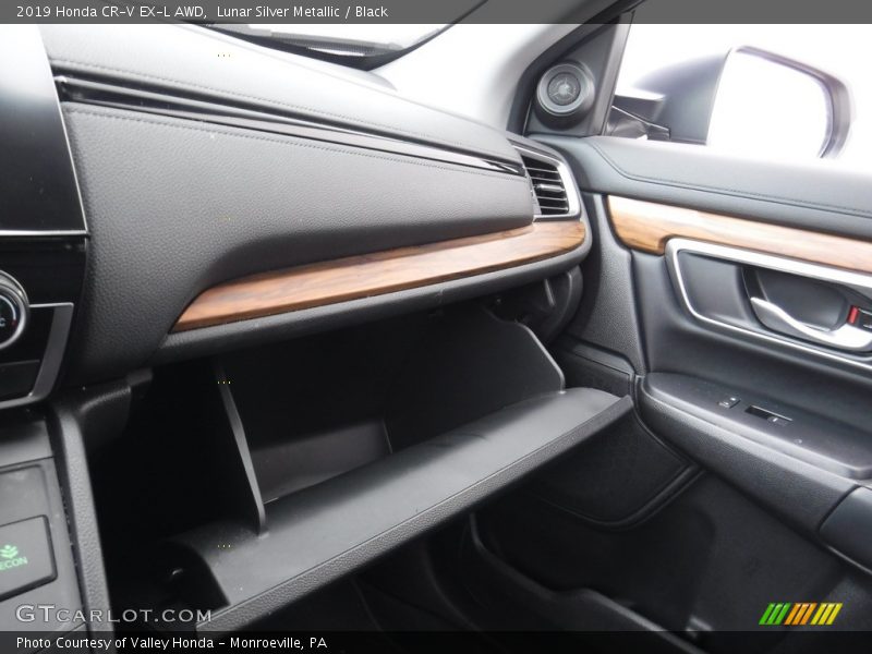 Lunar Silver Metallic / Black 2019 Honda CR-V EX-L AWD