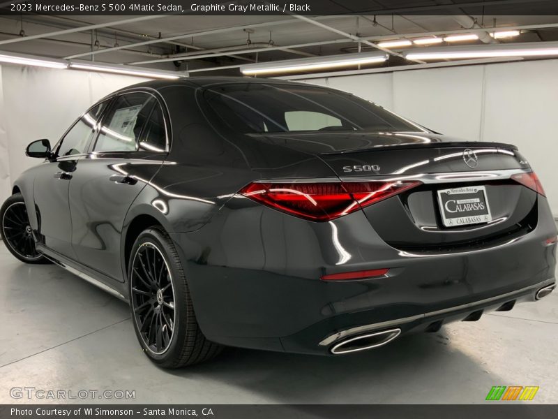 Graphite Gray Metallic / Black 2023 Mercedes-Benz S 500 4Matic Sedan