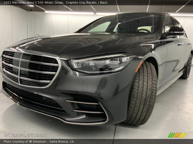 Graphite Gray Metallic / Black 2023 Mercedes-Benz S 500 4Matic Sedan