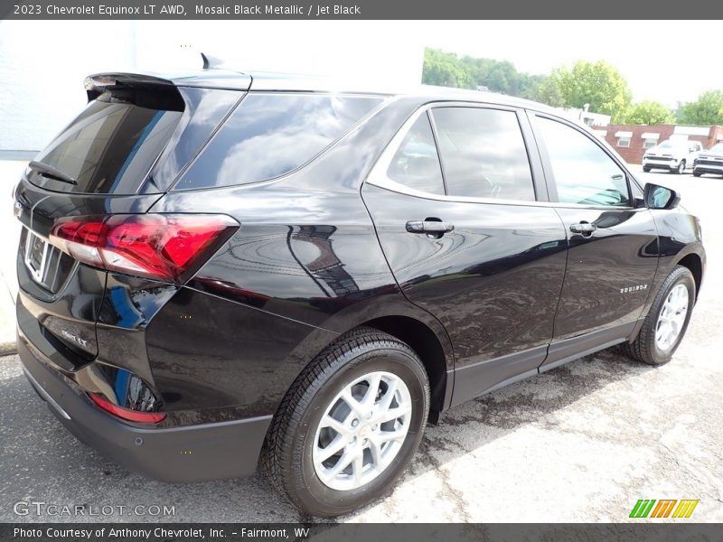 Mosaic Black Metallic / Jet Black 2023 Chevrolet Equinox LT AWD