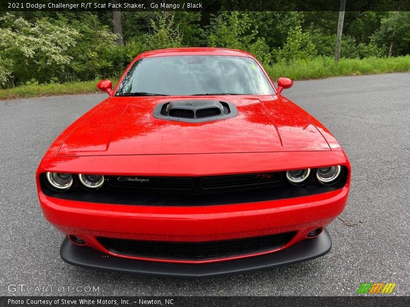 Go Mango / Black 2021 Dodge Challenger R/T Scat Pack Shaker