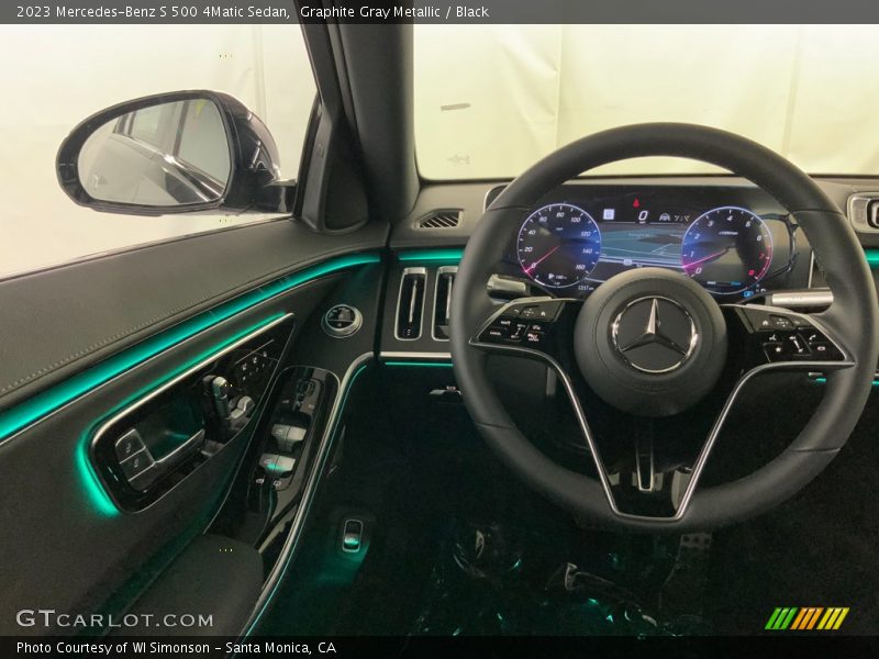 Graphite Gray Metallic / Black 2023 Mercedes-Benz S 500 4Matic Sedan