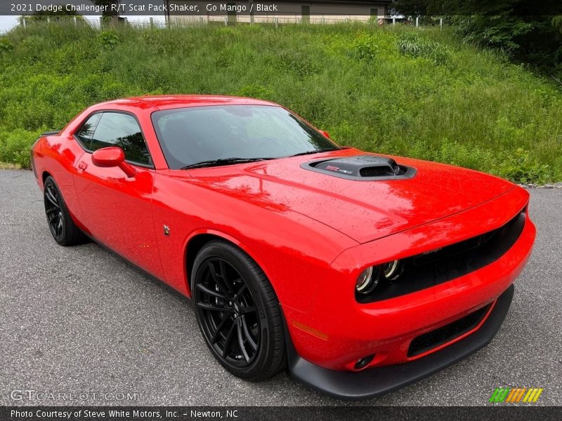 Front 3/4 View of 2021 Challenger R/T Scat Pack Shaker