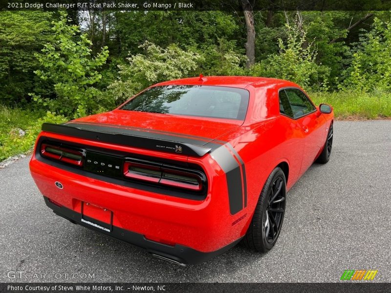 Go Mango / Black 2021 Dodge Challenger R/T Scat Pack Shaker