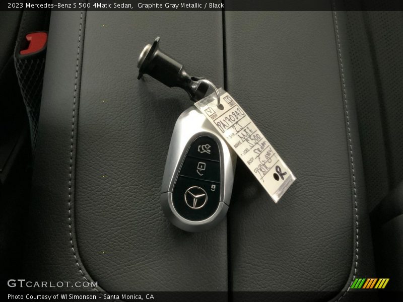 Graphite Gray Metallic / Black 2023 Mercedes-Benz S 500 4Matic Sedan