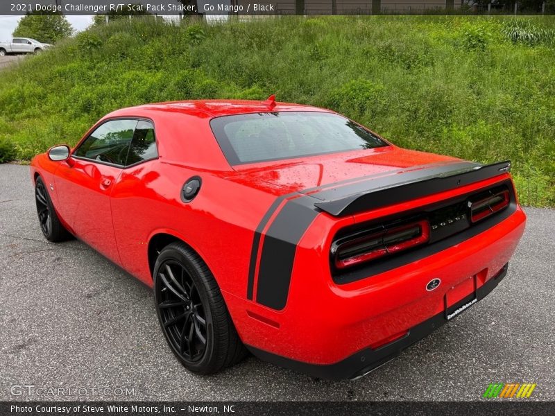 Go Mango / Black 2021 Dodge Challenger R/T Scat Pack Shaker
