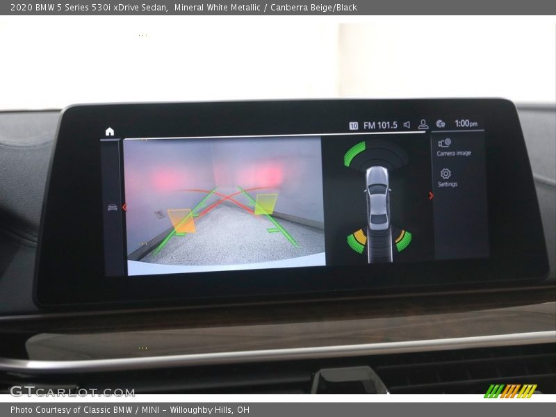 Mineral White Metallic / Canberra Beige/Black 2020 BMW 5 Series 530i xDrive Sedan