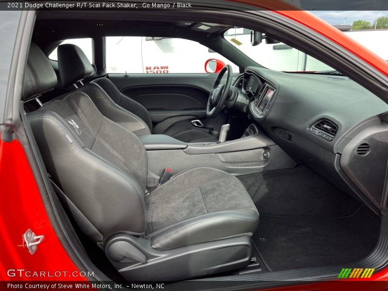 Front Seat of 2021 Challenger R/T Scat Pack Shaker