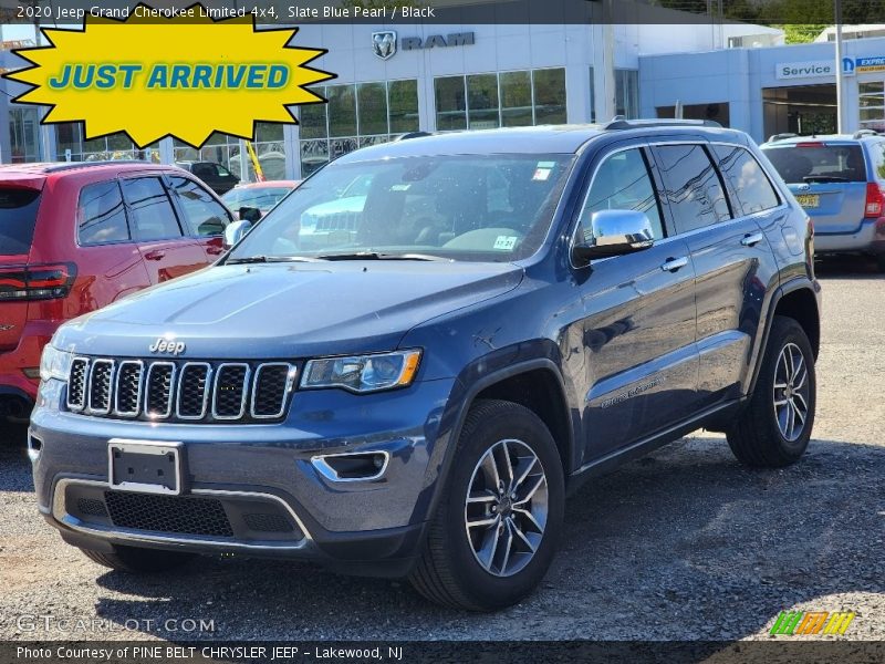 Slate Blue Pearl / Black 2020 Jeep Grand Cherokee Limited 4x4
