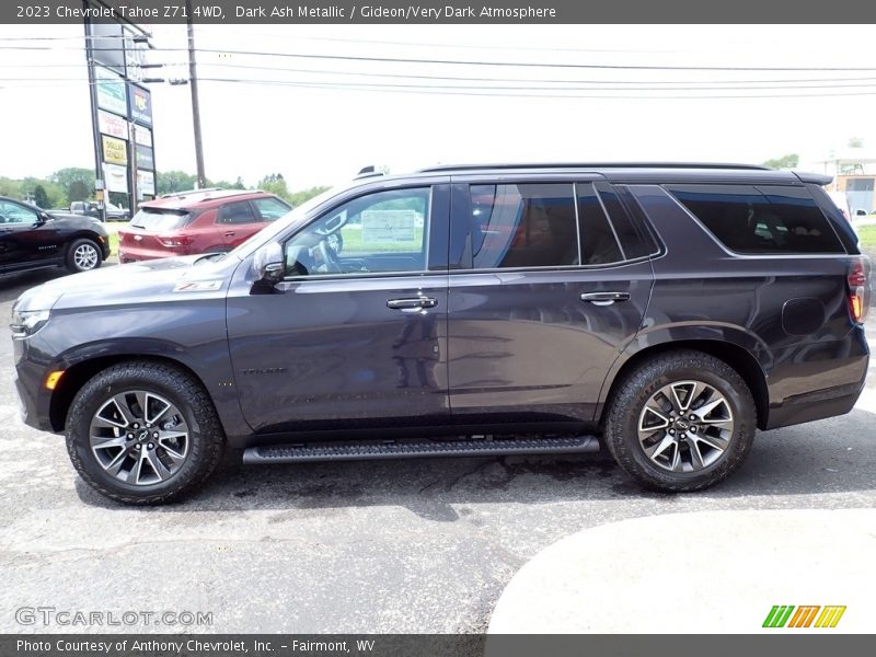 Dark Ash Metallic / Gideon/Very Dark Atmosphere 2023 Chevrolet Tahoe Z71 4WD