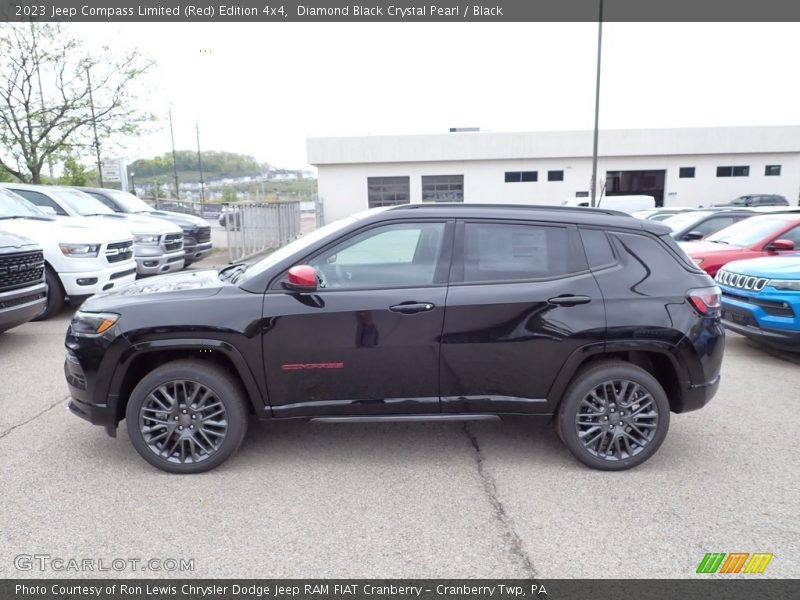  2023 Compass Limited (Red) Edition 4x4 Diamond Black Crystal Pearl