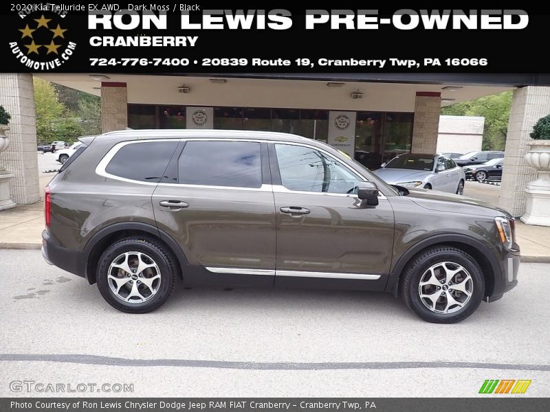 Dark Moss / Black 2020 Kia Telluride EX AWD