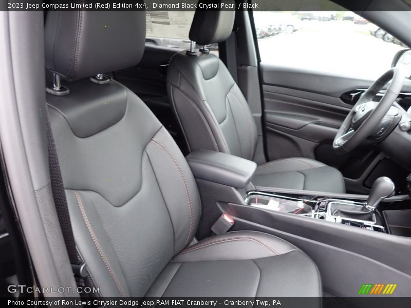 Front Seat of 2023 Compass Limited (Red) Edition 4x4