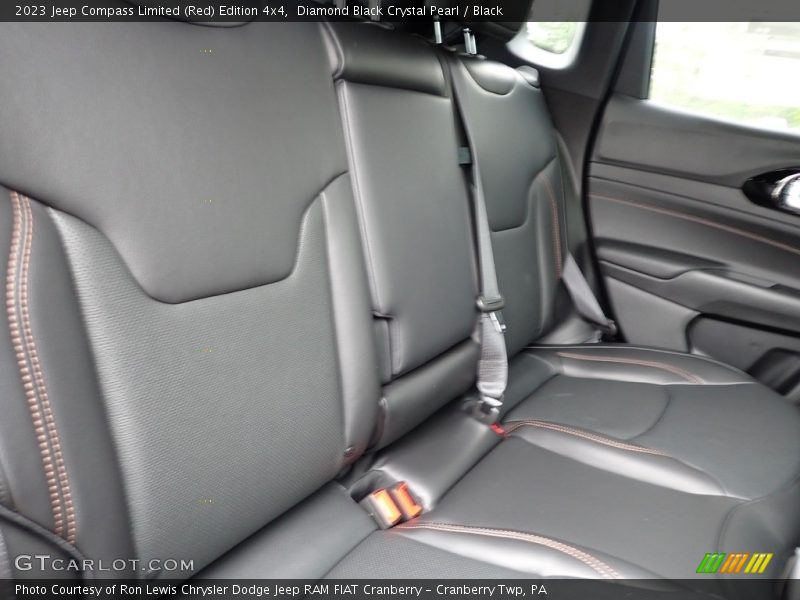 Rear Seat of 2023 Compass Limited (Red) Edition 4x4