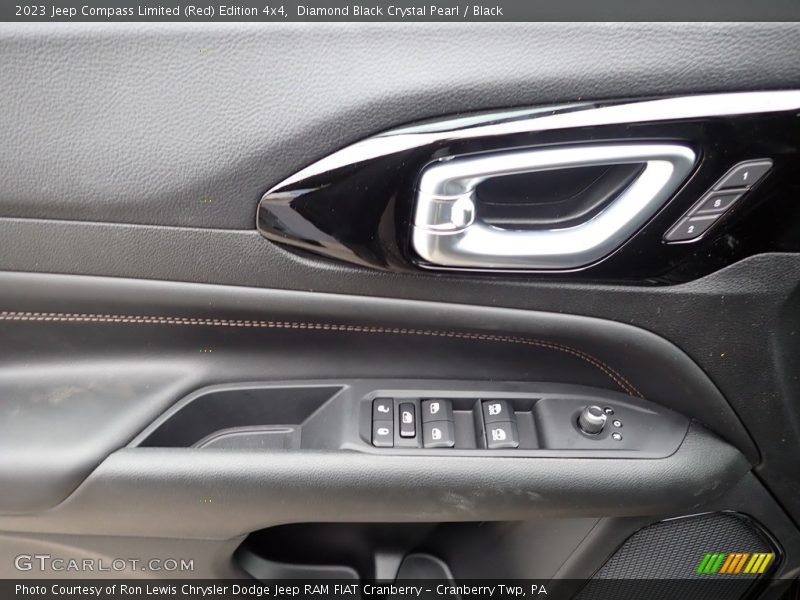 Door Panel of 2023 Compass Limited (Red) Edition 4x4