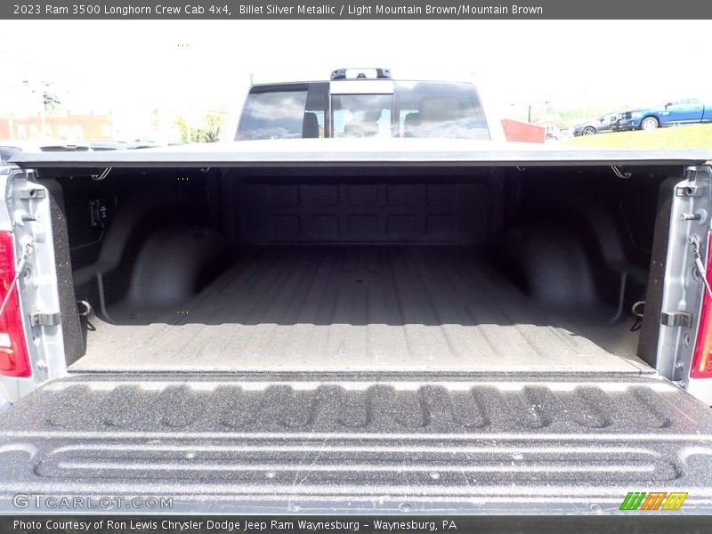 Billet Silver Metallic / Light Mountain Brown/Mountain Brown 2023 Ram 3500 Longhorn Crew Cab 4x4