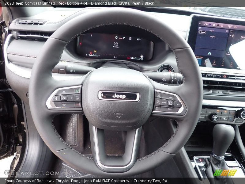  2023 Compass Limited (Red) Edition 4x4 Steering Wheel