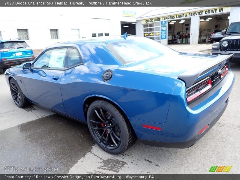Frostbite / Hammer Head Gray/Black 2023 Dodge Challenger SRT Hellcat JailBreak
